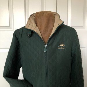 Outback Trading Company Women’s Green Quilted Barn Jacket Large  Like NEW